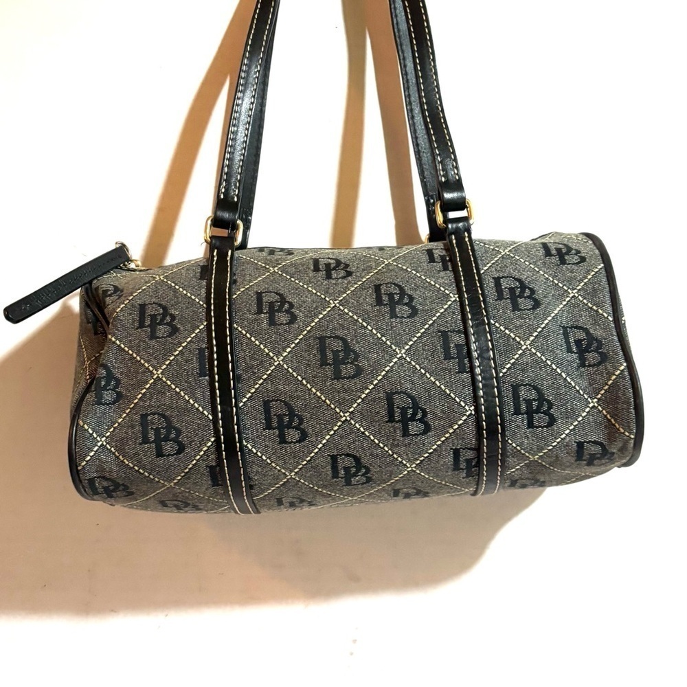 Dooney bourke signature print canvas handbag